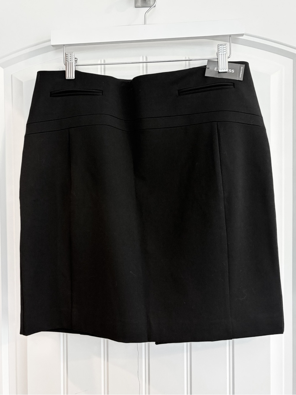 NWT Express Black Structured Ponte Pencil Skirt
